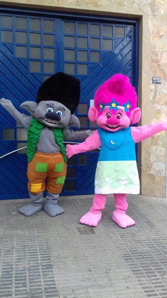 Os Trolls - Tronco e Poppy